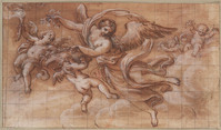 D 008
<br/>
Aurora met vier putti
<br/>
<em>Calandrucci, Giacinto (1646-1707)</em>